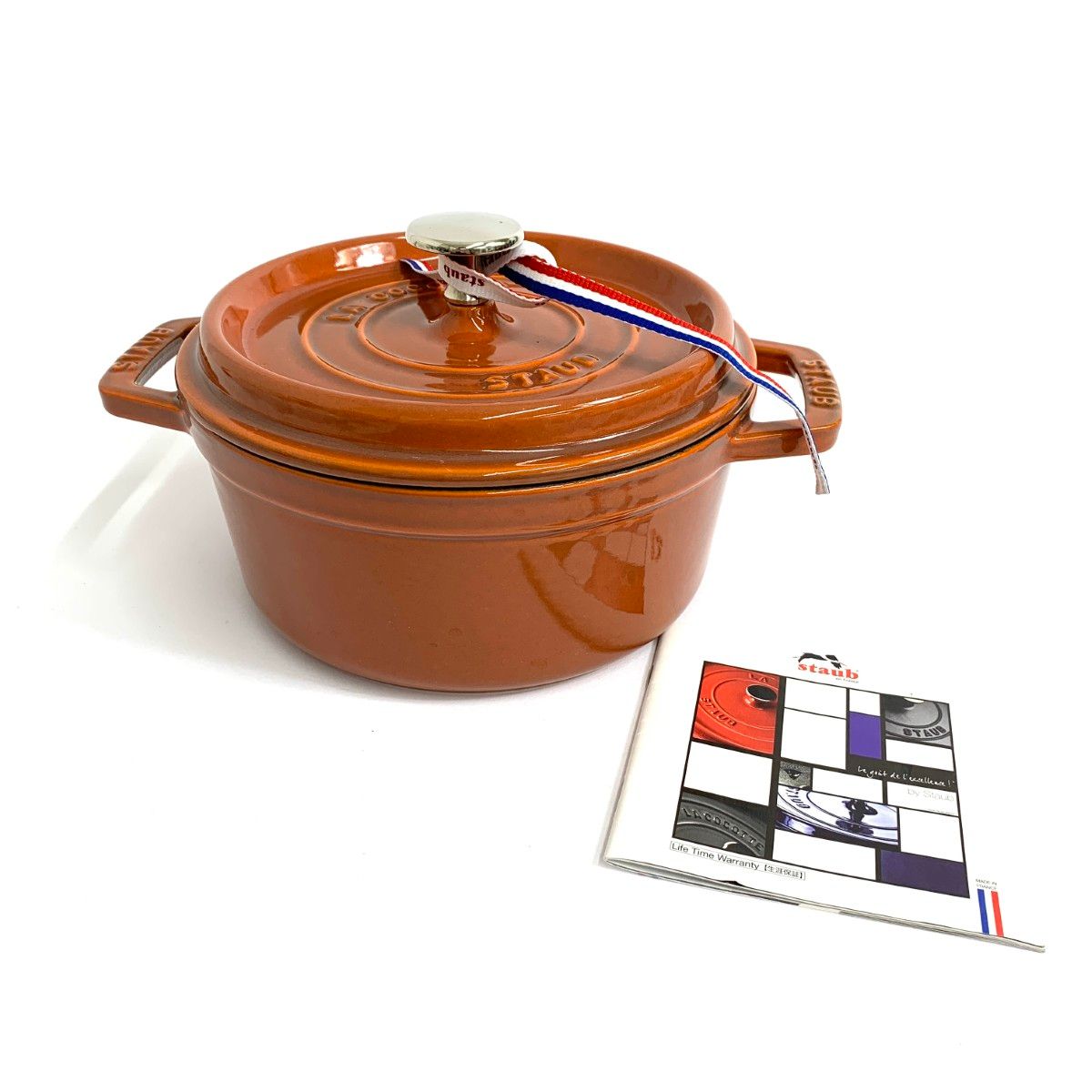 staub ストウブ ピコココットラウンド 18㎝/シナモン / 240001163294