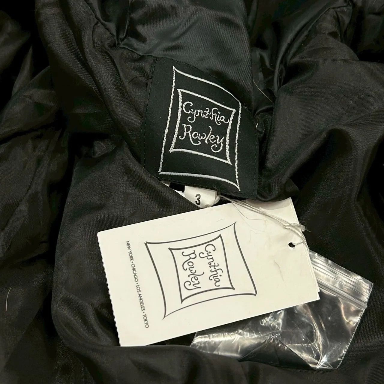 O1 新品 未使用 CYNTHIA ROWLEY シンシアローリー ダウンコート ダウン 