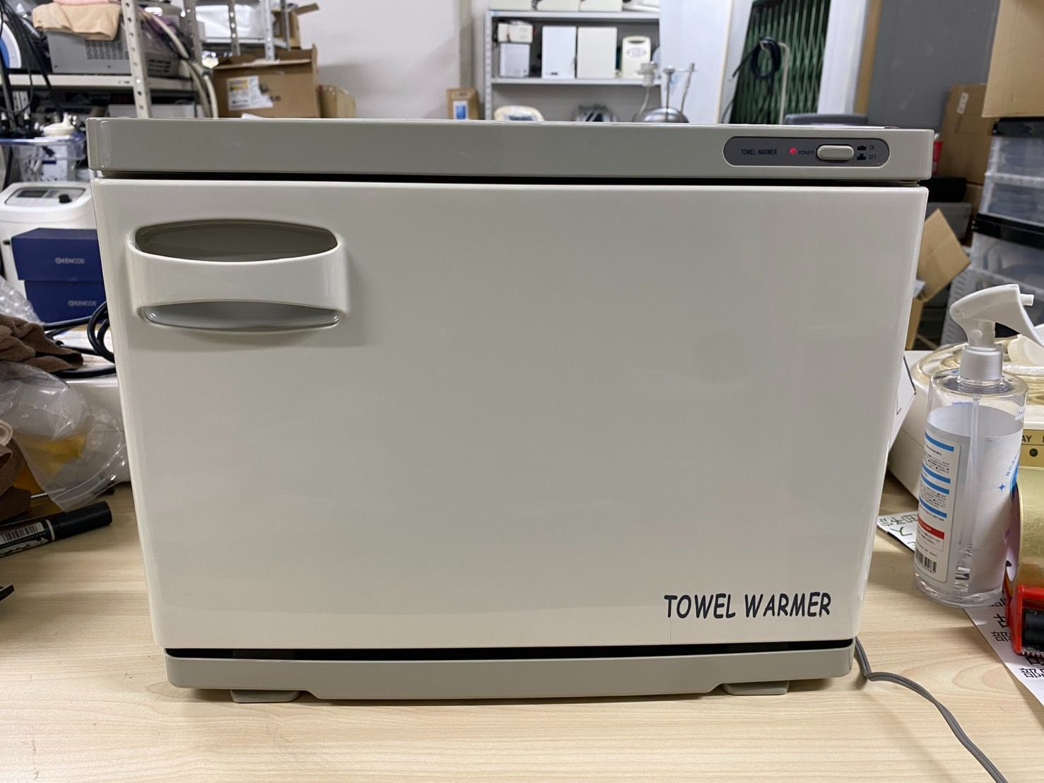 【美品】１８㍑ タオルウォーマー(ホットキャビ)ワールドジェイビー ホットキャビ TOWELWARMER タオルウォーマー ワールドジェイビー 10028