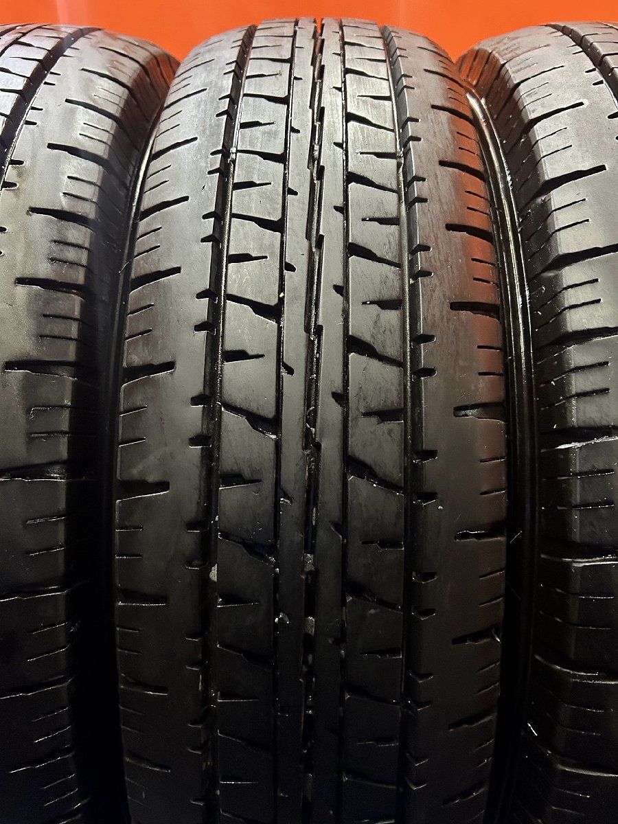 DUNLOP ENASAVE VAN01 195/80R15 107/105L LT 15インチ 夏タイヤ 4本 21年製 バリ溝 ハイエース キャラバン等　(KTL284) DUNLOP ENASAVE VAN01 195/80R15 107/105L LT 15インチ 夏タイヤ 4本