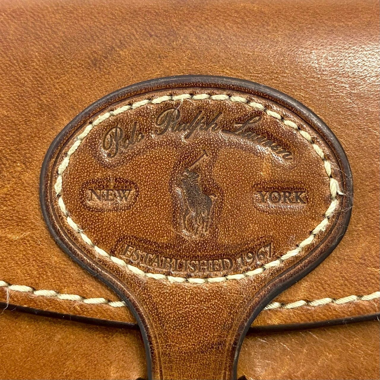 POLO RALPH LAUREN レザー三つ折り財布 ブラウン 中古・古着通販】POLO RALPH LAUREN (ポロ・ラルフローレン) 2