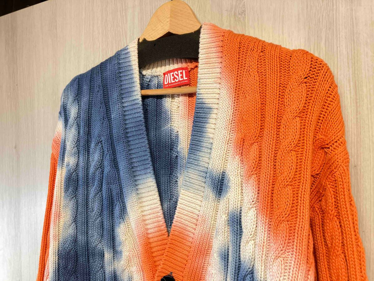 DIESEL K-JONNY 0CNAQ タイダイ カーディガン コットン ディーゼル