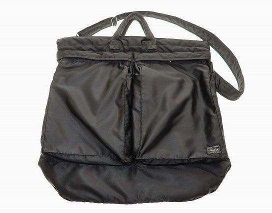ポーター PORTER TANKER HELMET BAG L BLACK タンカー ヘルメット バッグ ブラック ブランド古着ベクトル ●▲ 250606