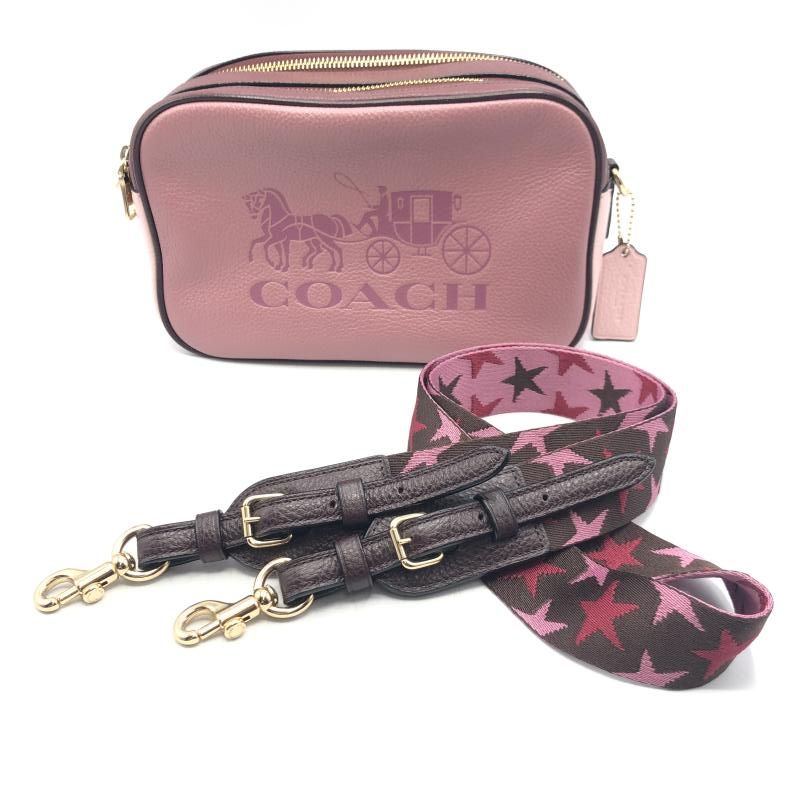 COACH ショルダーバッグ ペプルドレザー 3041 ピンク コーチ[17]