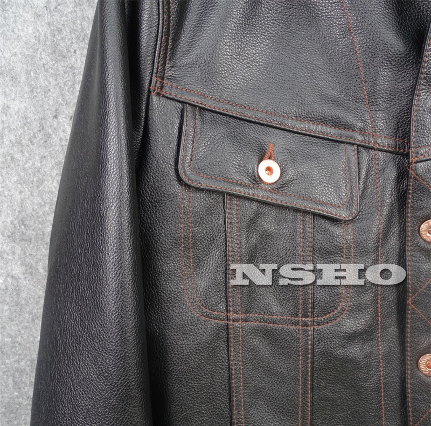 魅惑的な カウハイド サードタイプ Gジャン ライダース 革ジャン 通勤 レザージャケット 557 3rd Type オイルレザー 牛革