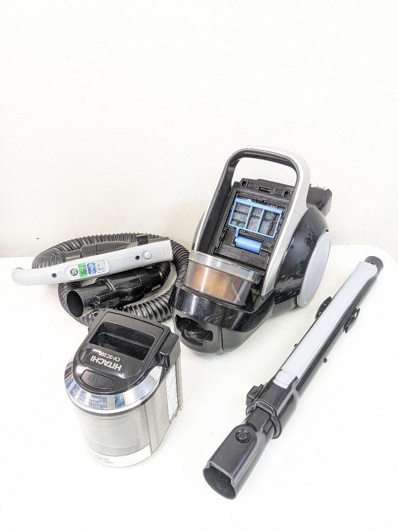 HITACHI CV-SC100 サイクロン式掃除機 2018年製 サイクロン式クリーナー CV-SC100、CV-SC90 ： 日立の家電品