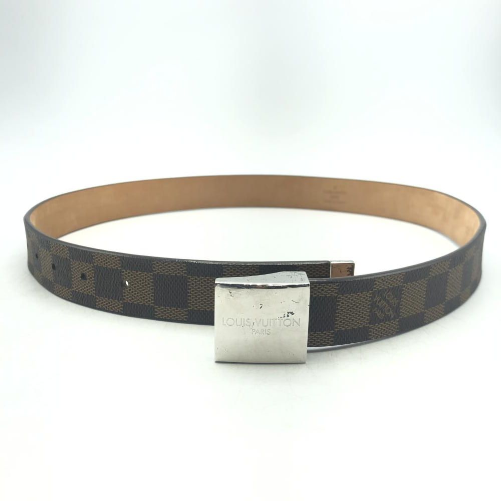 LOUIS VUITTON ダミエ ベルト サンチュールキャレ M6802 CT0034 ブラウン サイズ 80|32 ルイヴィトン 17