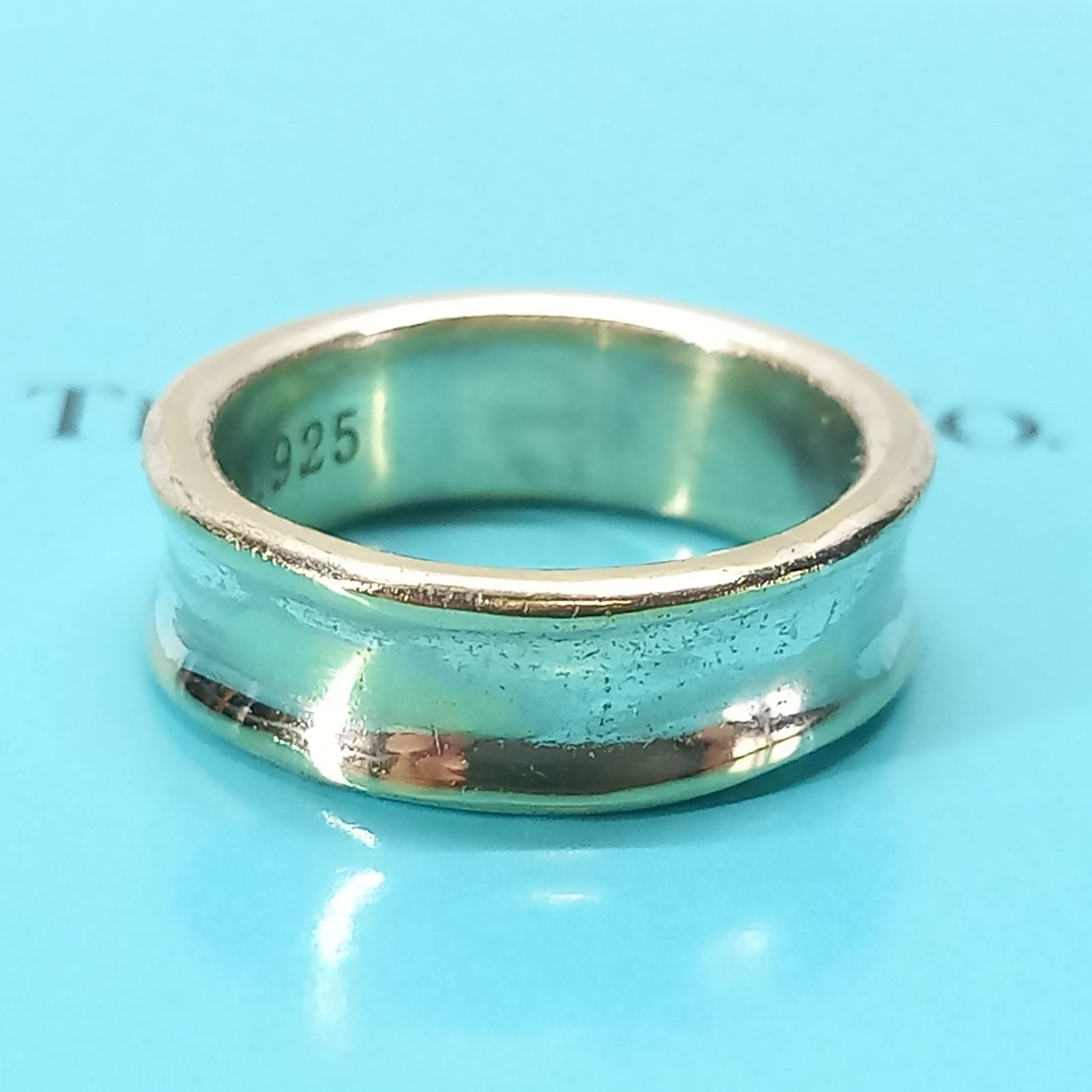 ティファニー　925　ノーツナローリング　17号　指輪　おしゃれ　TIFFANY 楽天市場】ティファニー ノーツナローリング・指輪・プレーン