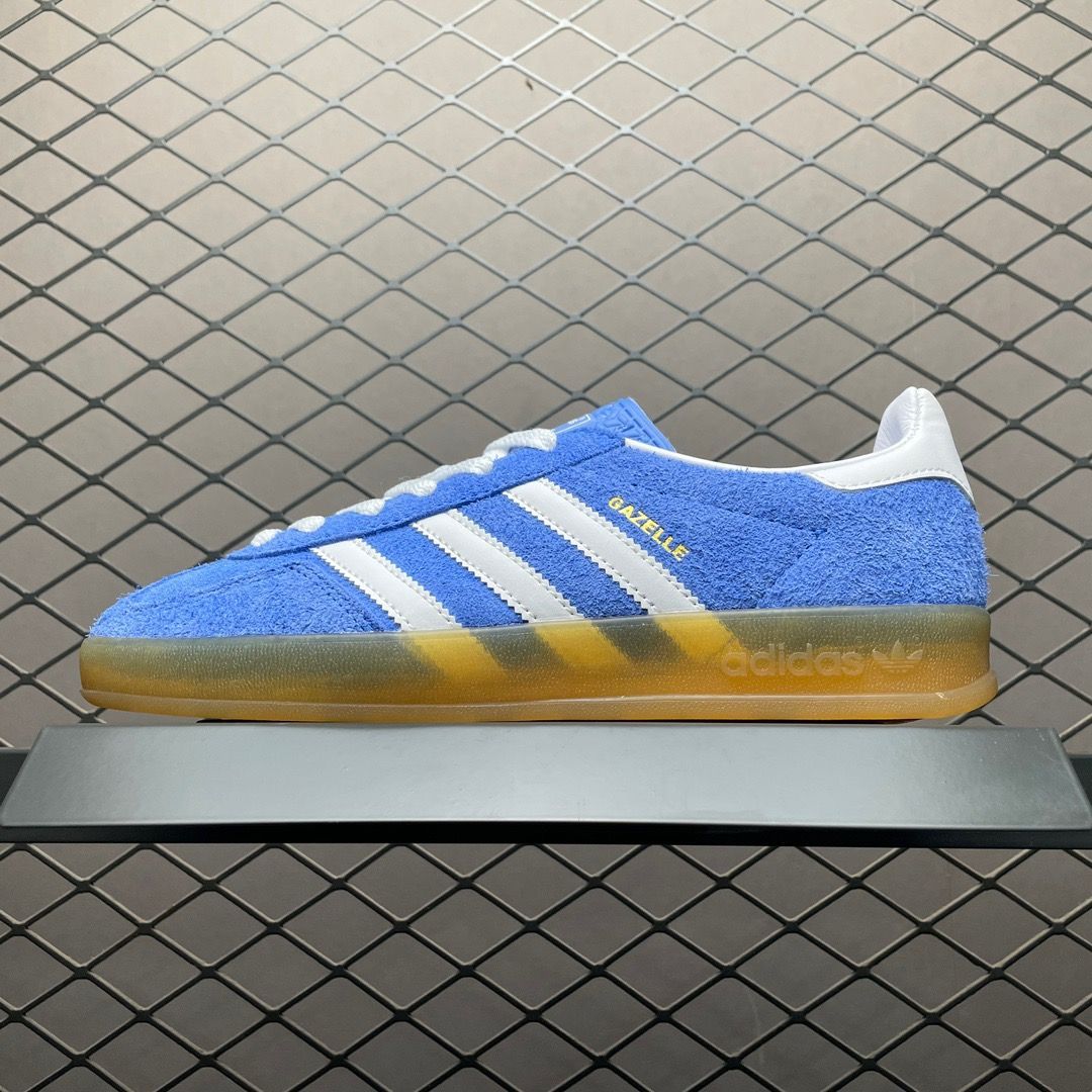 新品 Adidas Originals Gazelle Indoor 22-28cm 男女兼用 HQ8716 Blue スニーカー