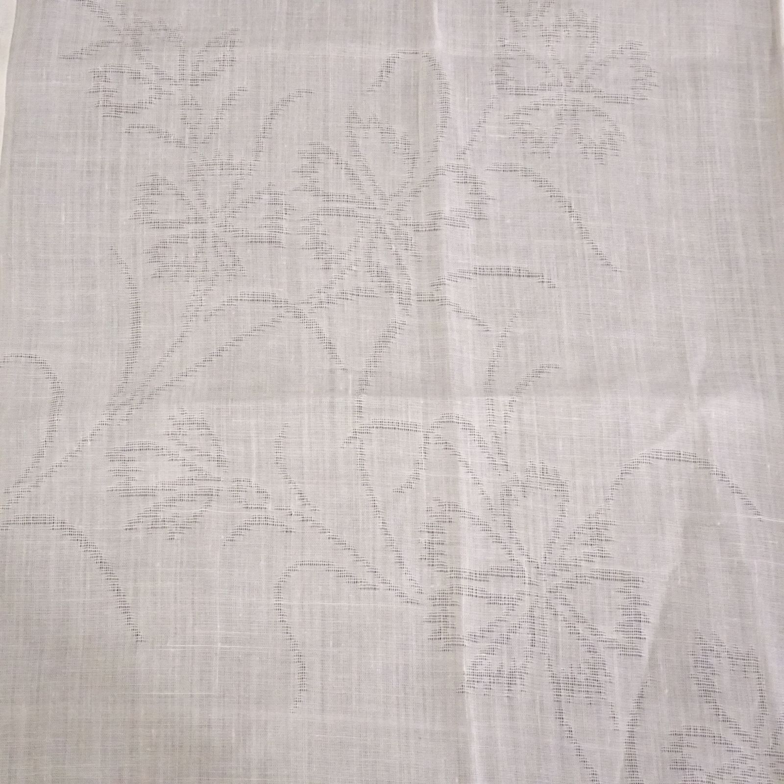 【本麻　紋紗長襦袢　撫子】中古　夏用　汗ばむ季節の必需品 丈127 本麻 紋紗長襦袢 撫子】中古 夏用 汗ばむ季節の必需品 丈127