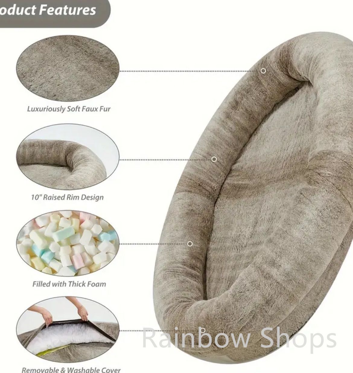 安眠 大人サイズの犬用ベッド