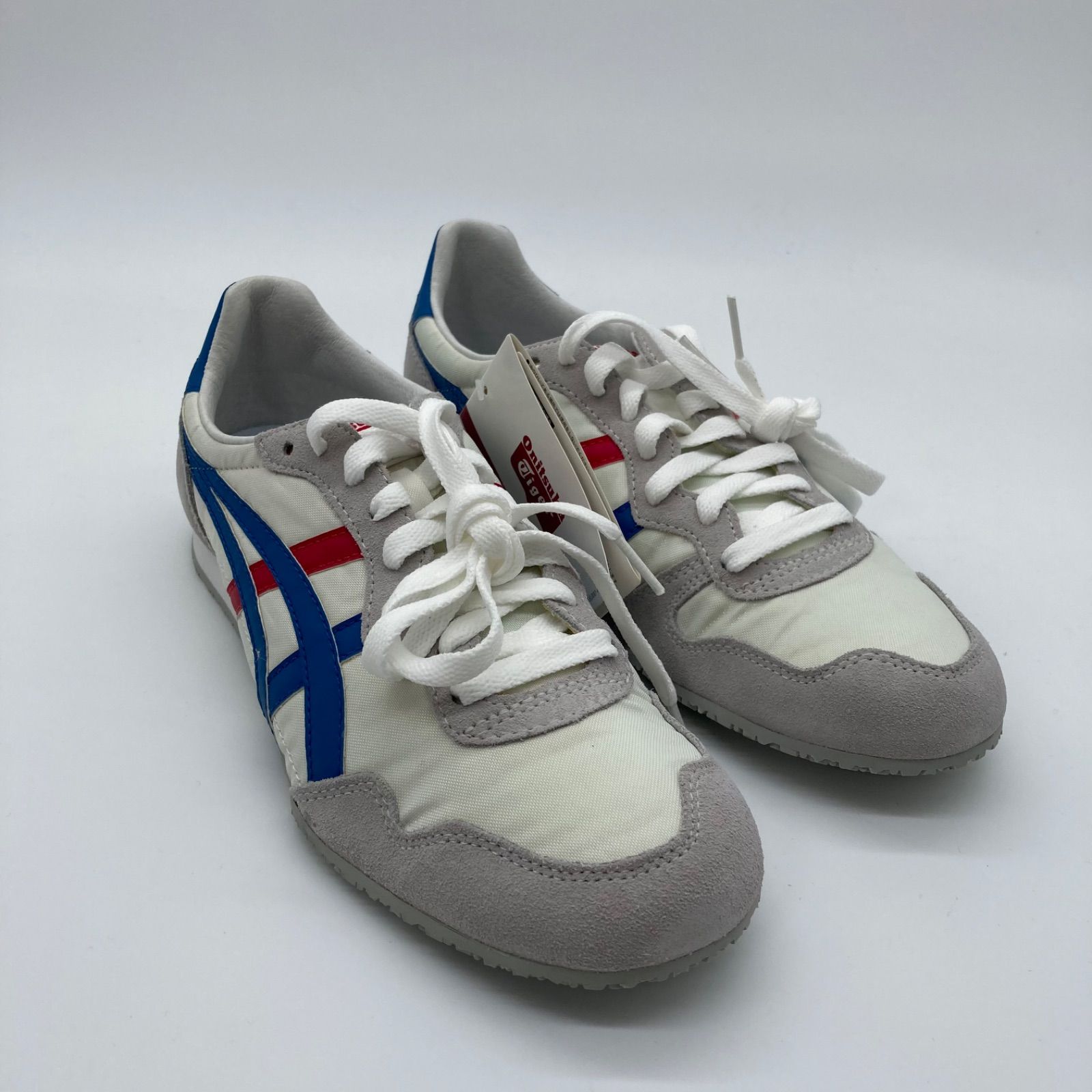 未使用] Onitsuka Tiger SERRANO オニツカタイガー セラーノ 25cm 箱付 トリコロール メンズ レディース  ランニングシューズ ウォーキングシューズ - メルカリ