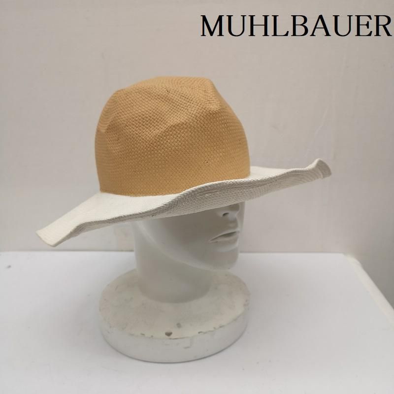 MUHLBAUER ミュールバウアー 帽子 ハット オーストラリア製 ツートン 中折れ ストロー ハット