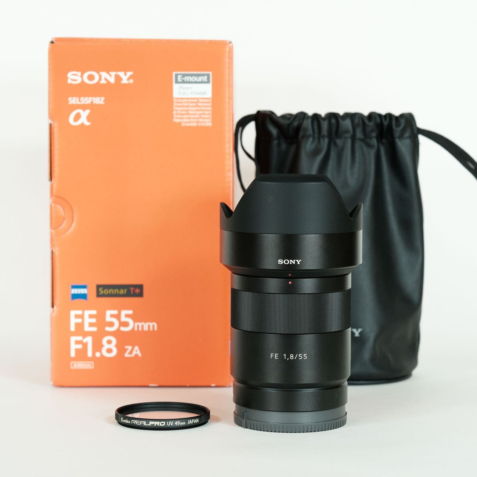 セール F1.8 【美品】SONY FE 55mm 55mm F1.8 ZA ZA SEL55F18Z カメラ