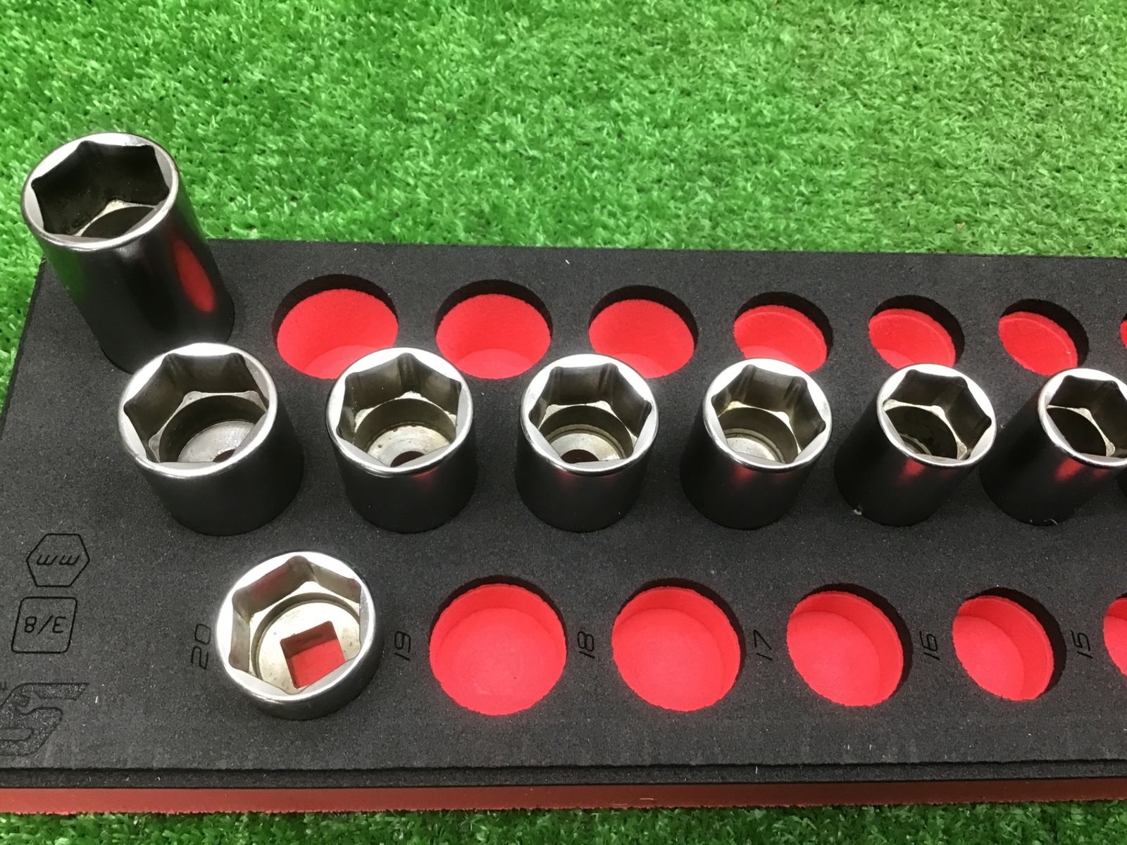 Snap-onスナップオン♪21個セット3|8”ソケットセット♪221SFMSFRX♪ソフトホルダー付♪アクトツール富山店♪BR