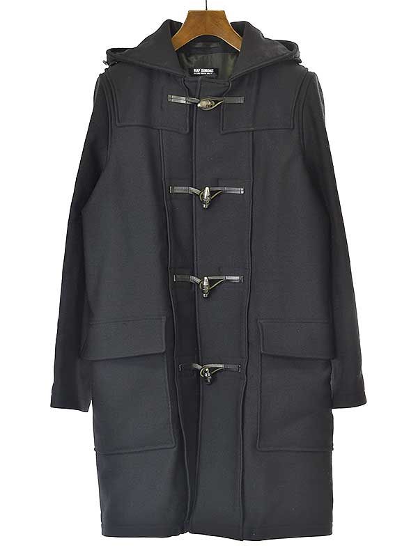 RAF SIMONS ラフシモンズ 06AW ウールダッフルコート ブラック 46