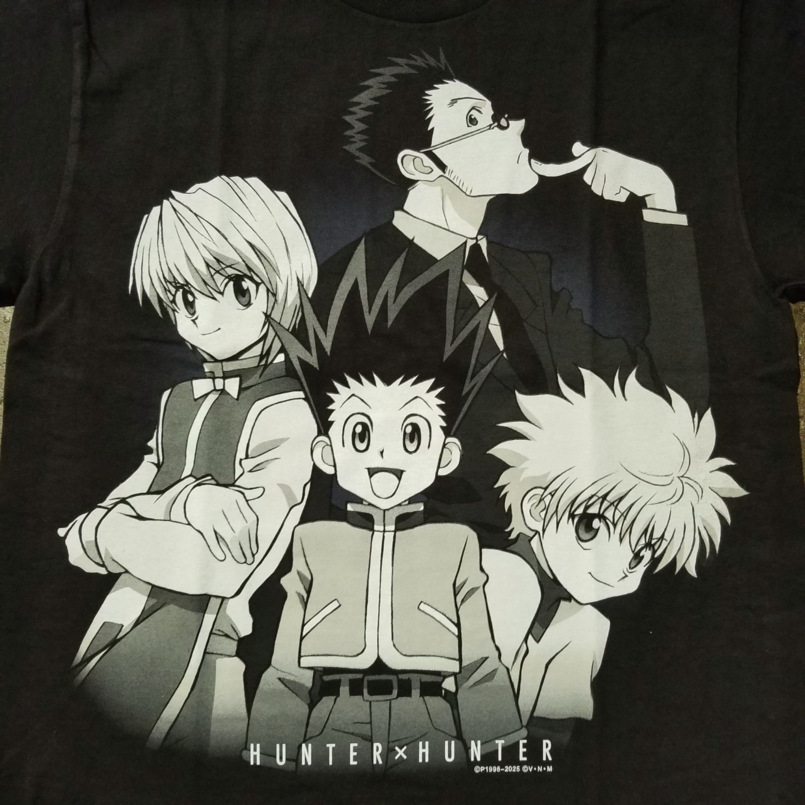 HUNTER×HUNTER × GEEKS RULE T SHIRT カルテット HUNTER×HUNTER × GEEKS RULE SILKSCREEN PRINTING T SHIRT
