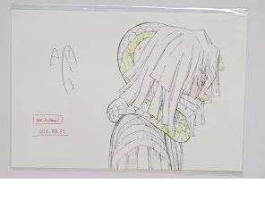 伊黒小芭内 鬼滅の刃 柱展 「柱-表情」原画ポストカード 798 鬼滅