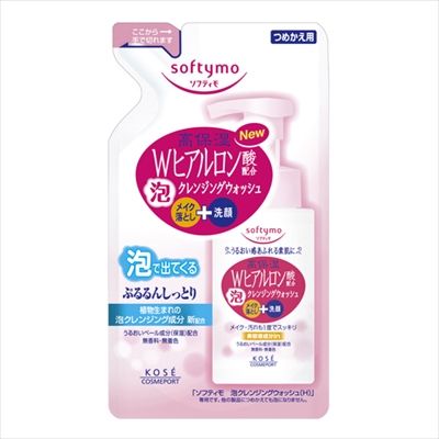 まとめ買い-36点セット ソフティモ泡クレンジングＷヒアルロン酸詰180ml メイク落とし クレンジング