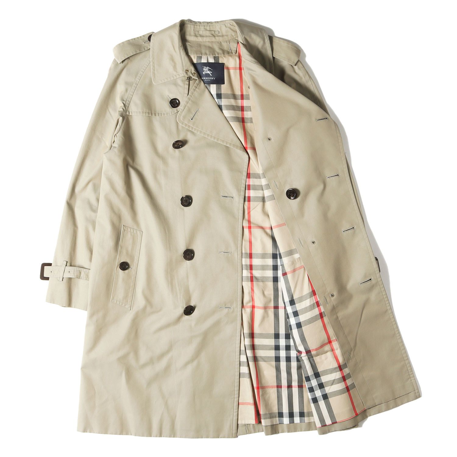 BURBERRY メンズ トレンチコート ノバチェック 楽天市場】BURBERRY バーバリー 黒 ノバチェック トレンチコート