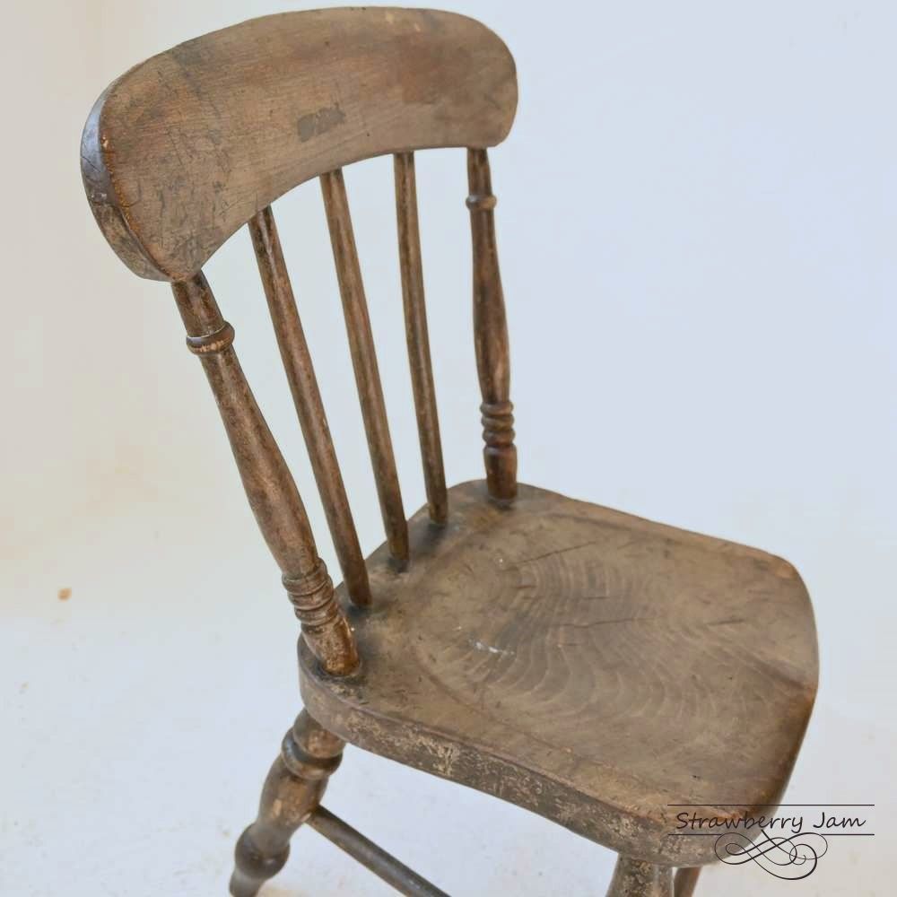 L3612-42 アンティーク チャイルドチェア キッチンチェア ディスプレイ 早い者勝ち！L3612-42 英国アンティーク チャイルドチェア キッチン