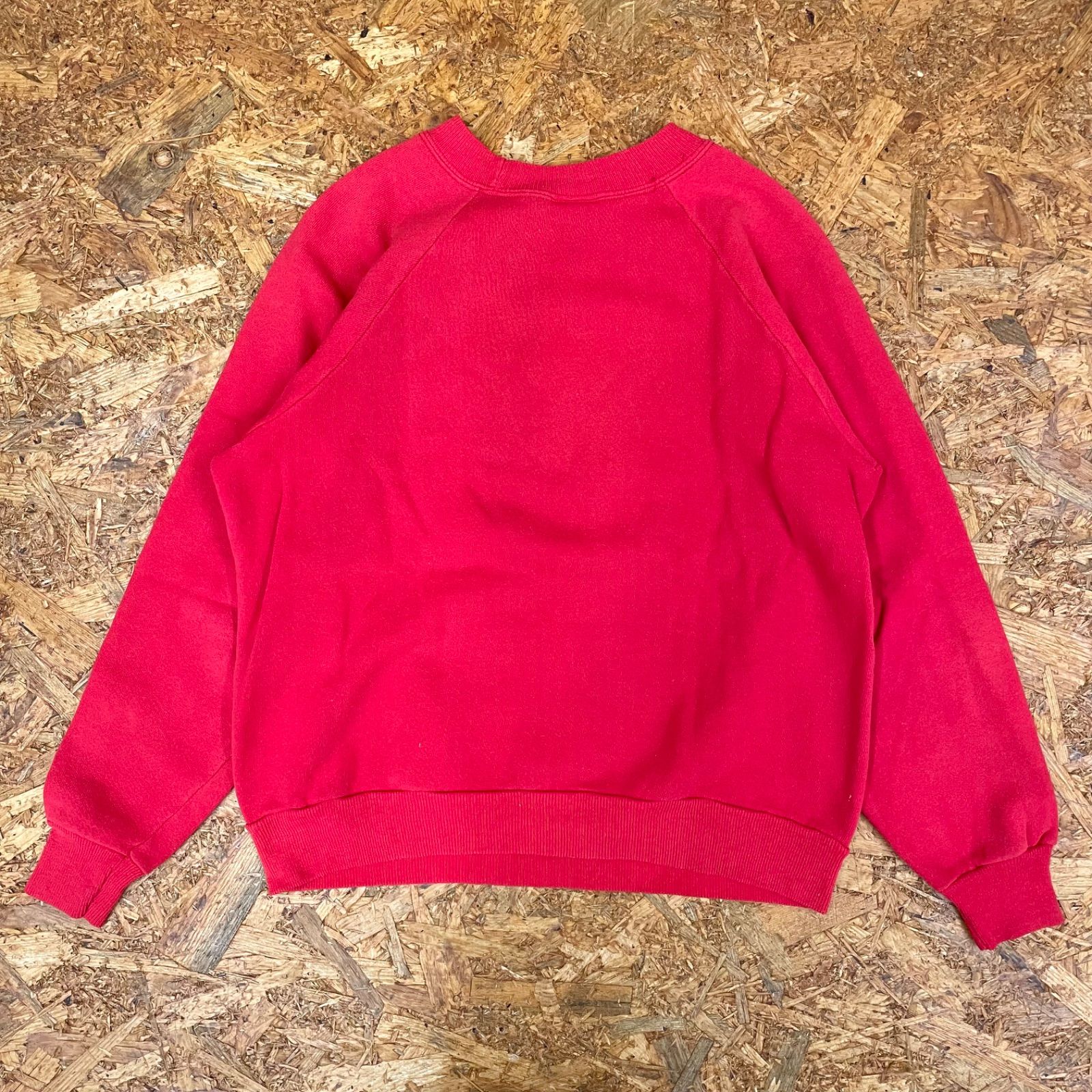 90s Hanes HerWay SNOOPY フライングエース スウェット S レッド