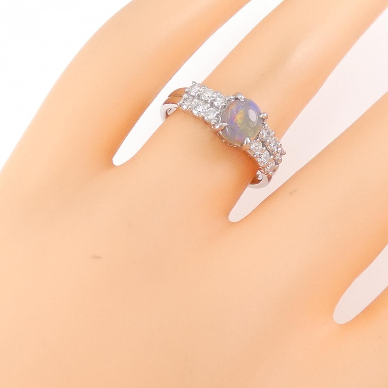 PT900 ブラックオパール リング 0.57CT - メルカリ 