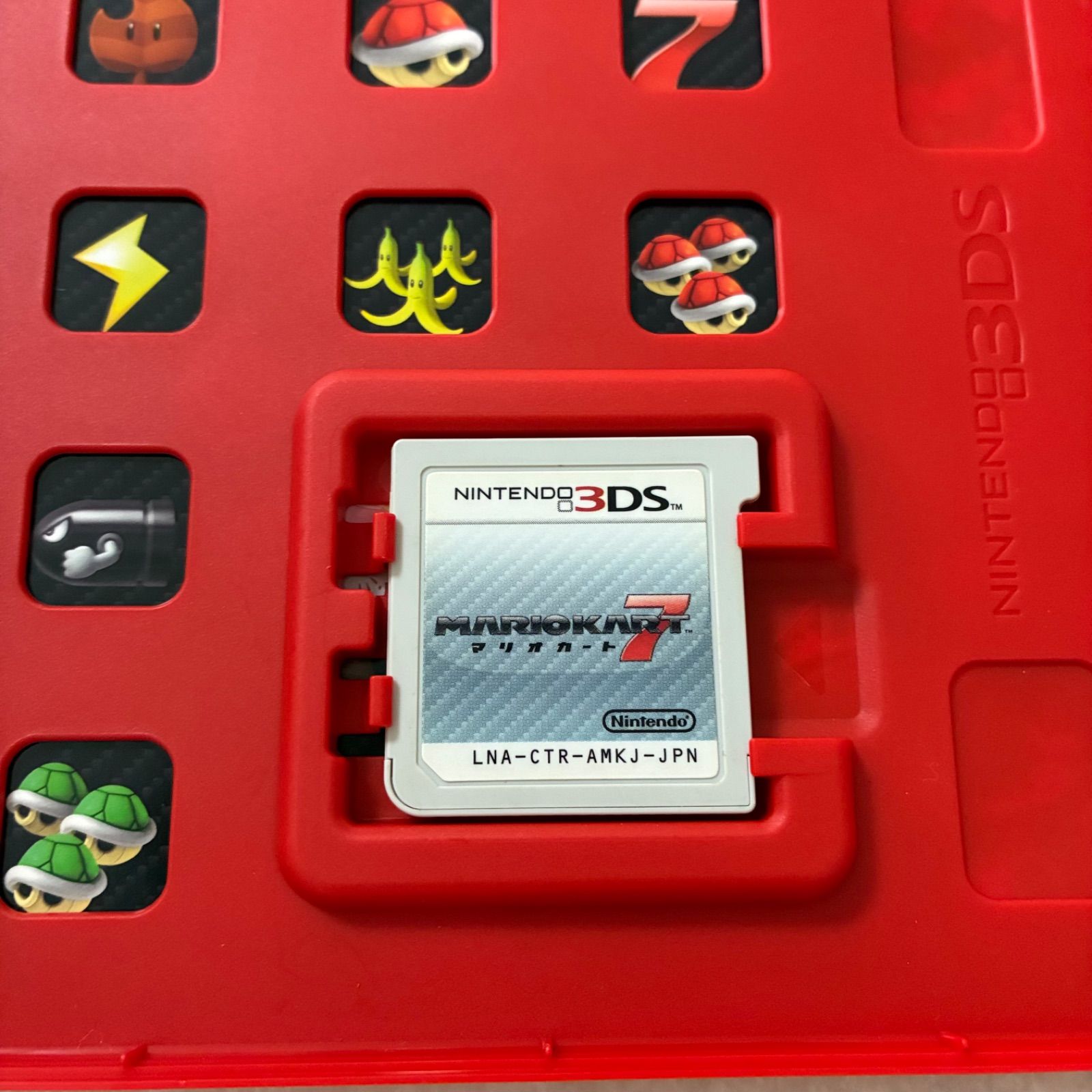 任天堂3DSコスモブラック(美品) マリオカート7付 3DS】任天堂 マリオカート7 3DS用ソフト（パッケージ版） - 最