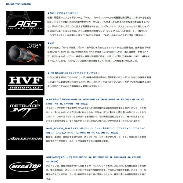 ★よしたんさん専用　ダイワ　紅牙エアーC74MHS-MT新品未使用品★ DAIWA（釣り） (7)【目玉商品】 ダイワ 21 紅牙 AIR C74MHS-MT