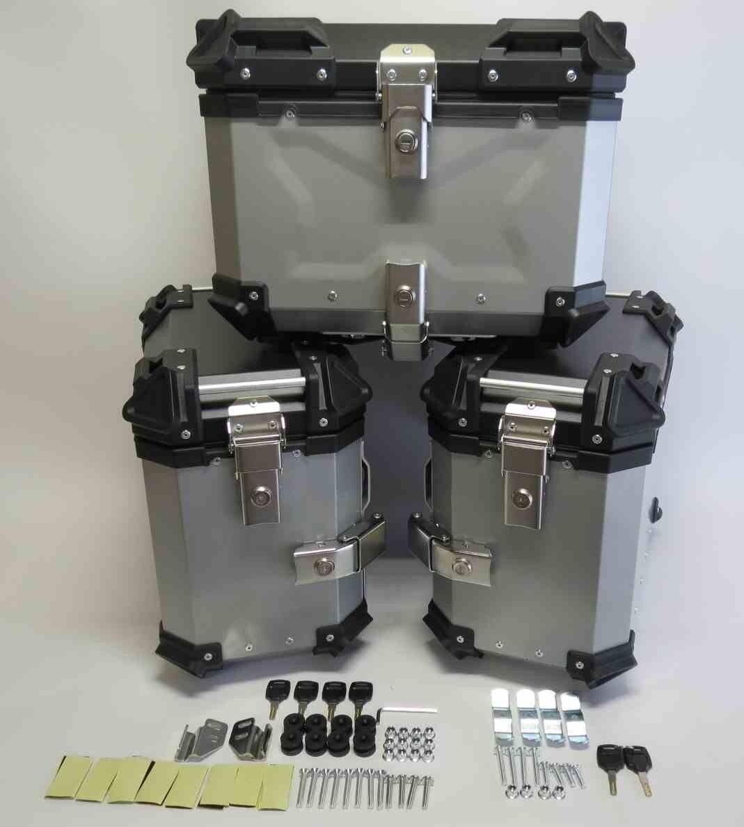 R1300GS R 1300GS 2025 以降 サイドキャリア ＆ サイドBOX- リア キャリア ＆45LリアBOX 6点セット黒銀