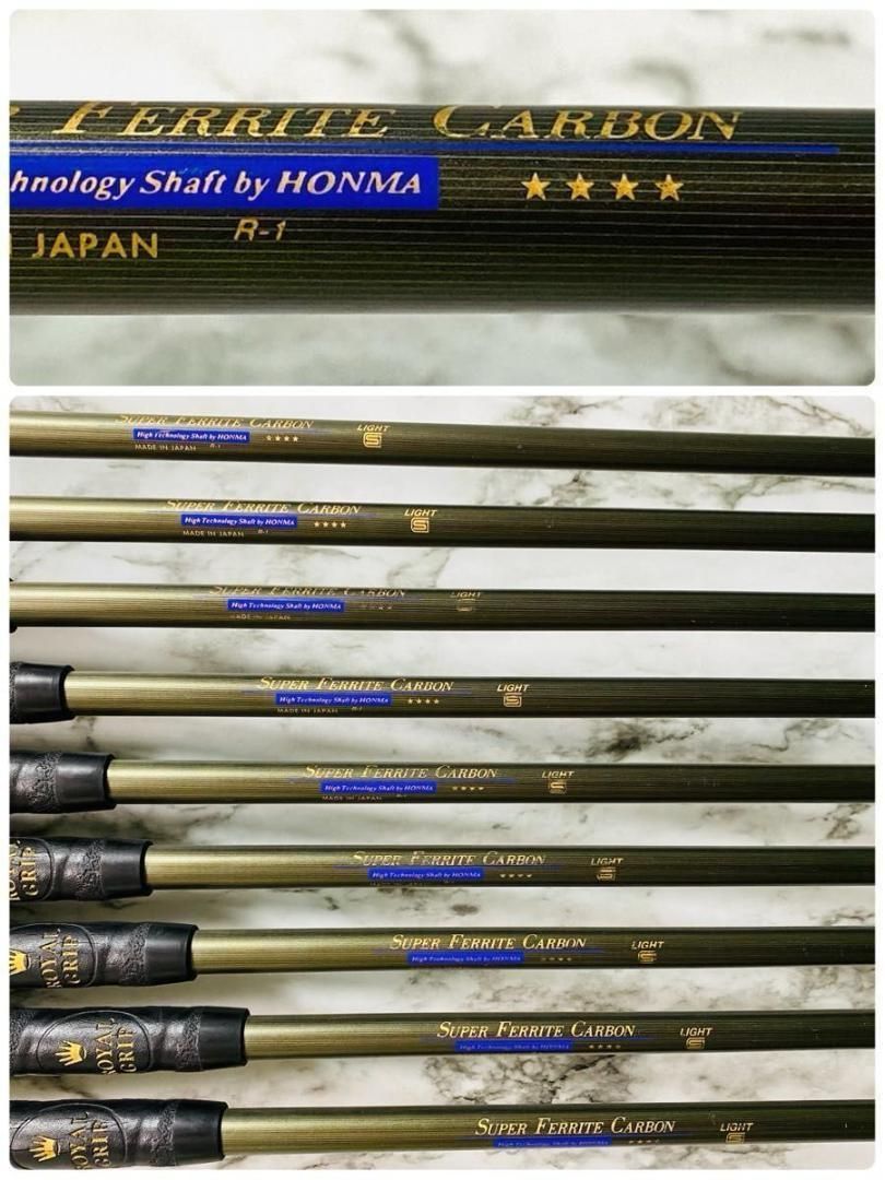 【最高級】ホンマ LB606 金モグラ 4S メンズアイアンセット 9本 R 本間ゴルフ - HONMA ホンマ 金モグラ LB606 4星 4S アイアンセット