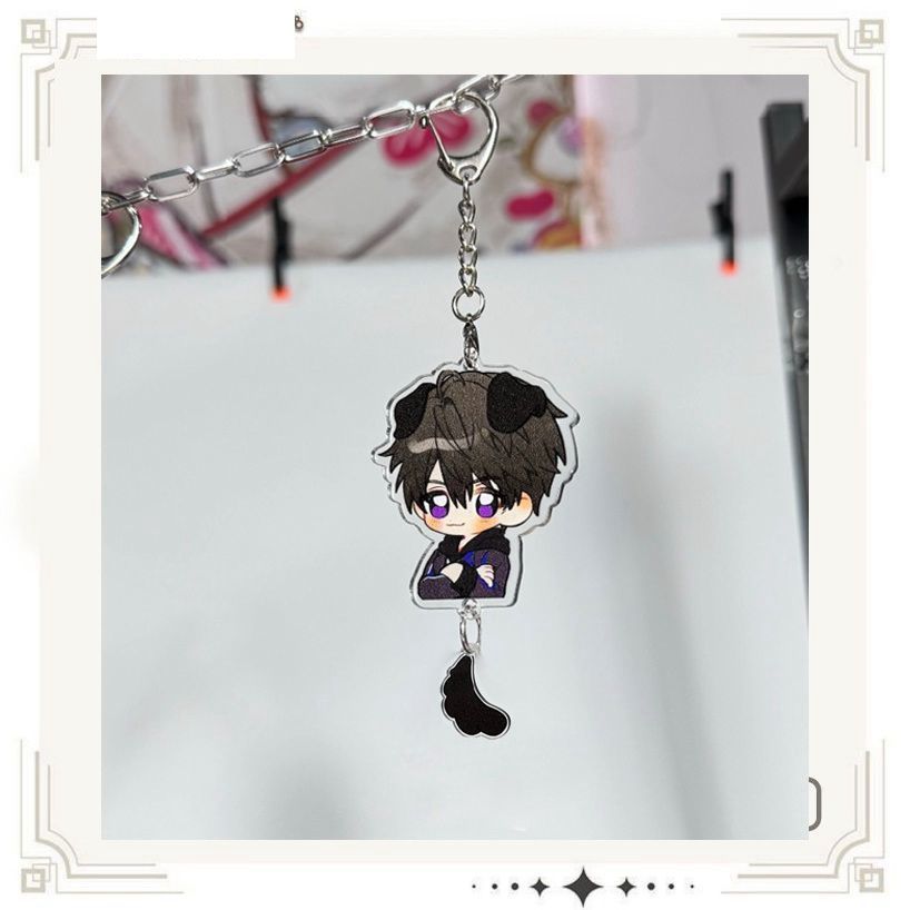 恋と深空　アクリルキーホルダー　コンプリート　4点セット 恋と深空 アクリルスタンド 缶バッジ アクリルキーホルダー