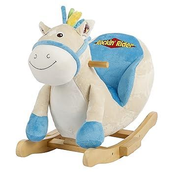 Rockin' Rider Tickles Baby Rocker Ride On Blue L