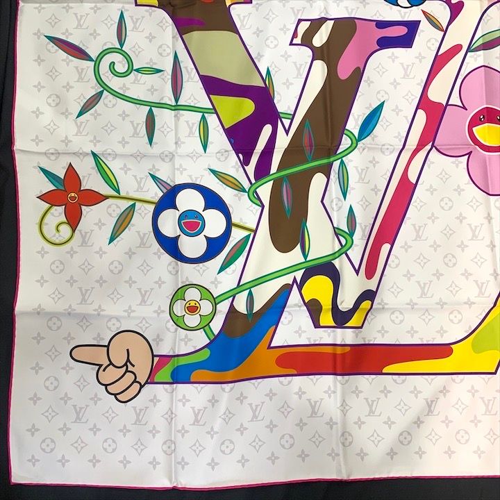 ルイ・ヴィトン ストライプ スカーフ タイガー柄で垢ぬける】LOUIS VUITTON☆Tigergram スカーフ