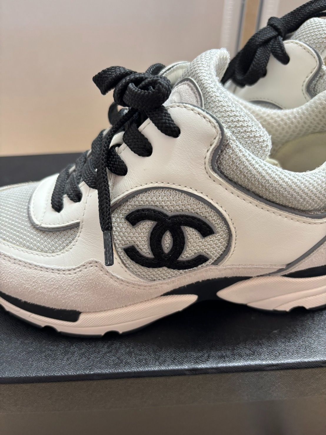 CHANEL シャネル スニーカー ローカット ココマークロゴ #35