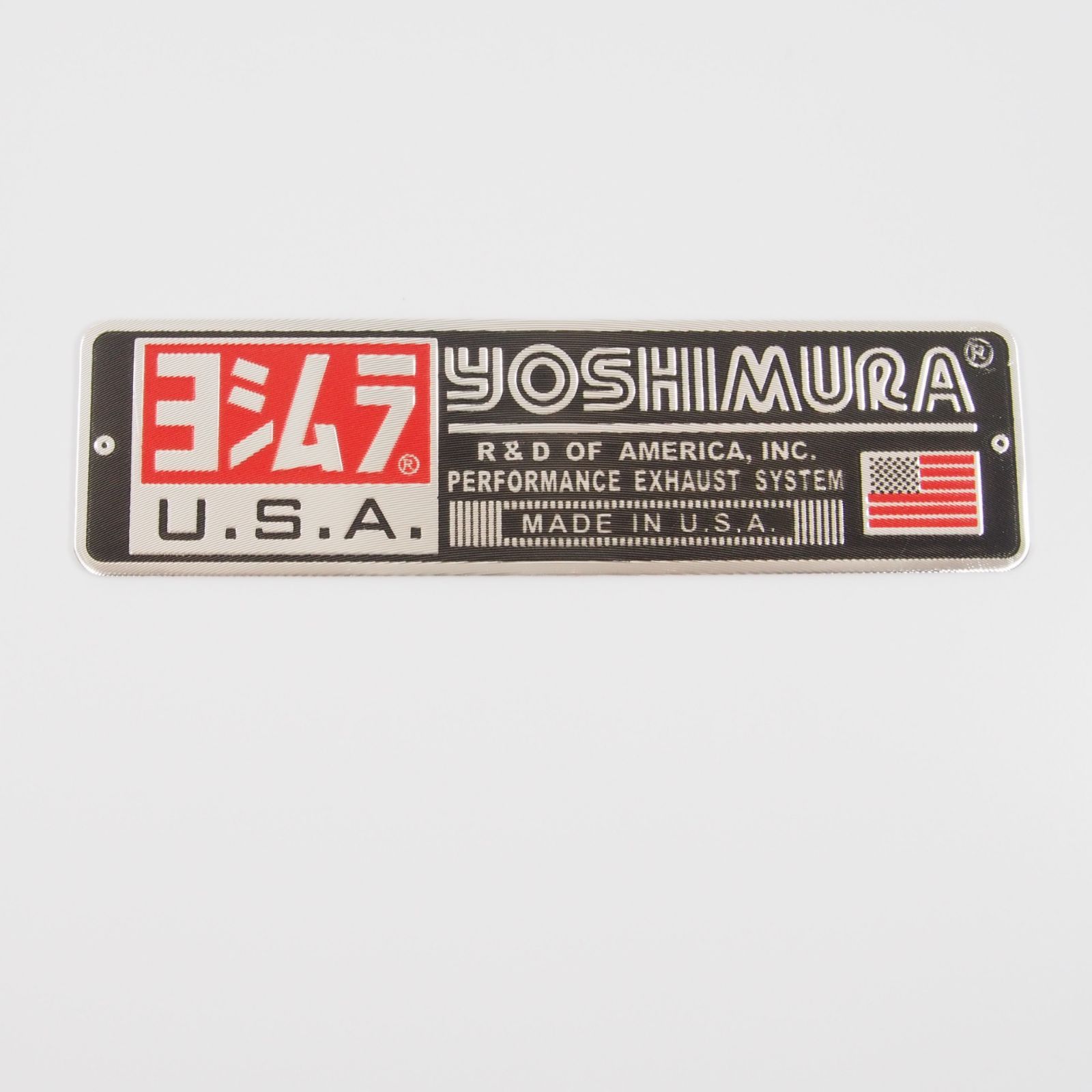 ヨシムラ YOSHIMURA USA 耐熱ステッカー アルミニウム製 防水 金属製 エキゾーストステッカー （管理2 - メルカリ