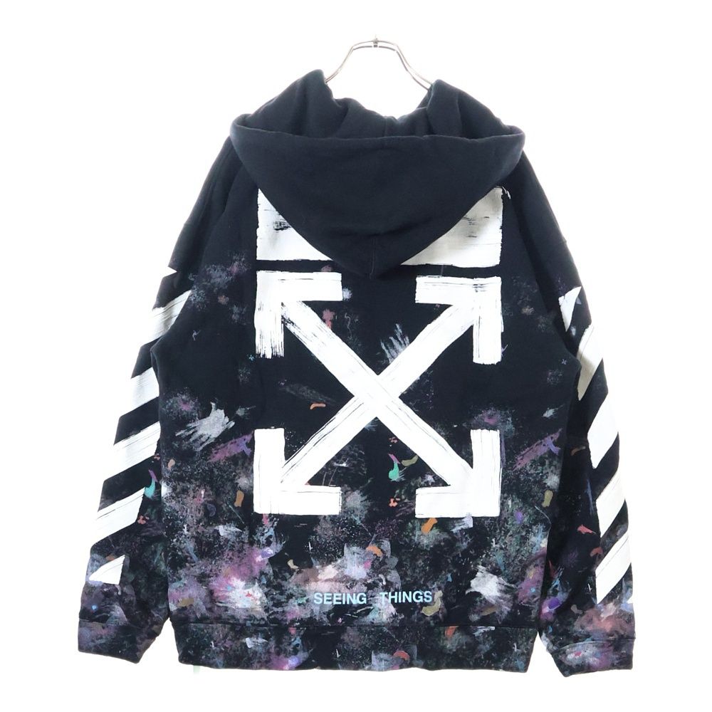 OFF-WHITE (オフホワイト) 17AW Diag Galaxy Brushed Over Hoodie