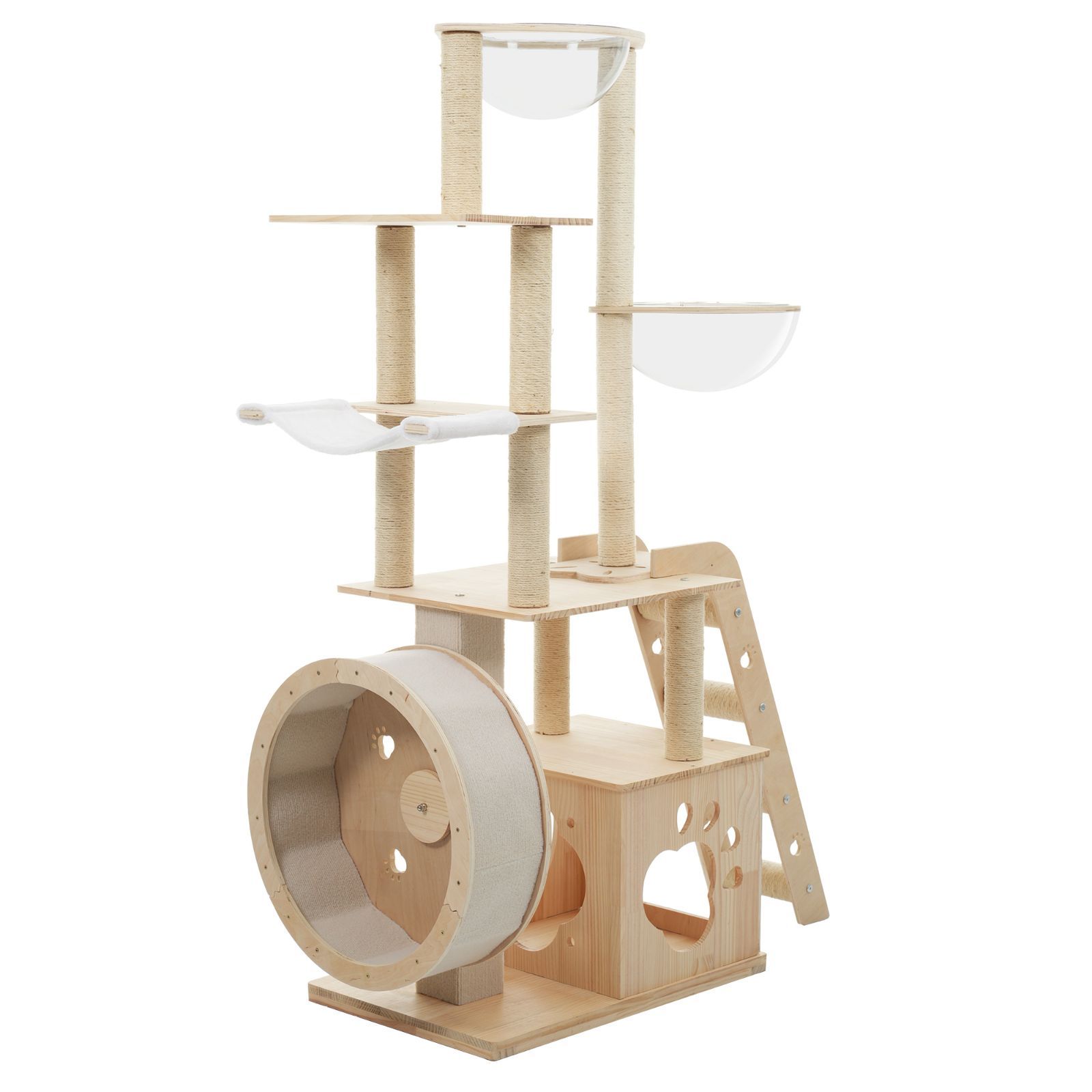 キャットタワー 猫タワー キャットツリー 据え置き 高さ165.5cm 楽天市場】キャットタワー 据え置き 高さ135 省スペース