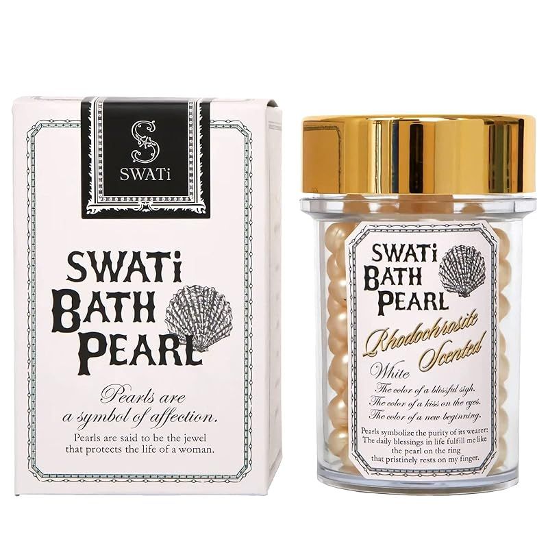 SWATi BATH PEARL (M) スワティー バスパール ホワイト 52g インカローズの香り 1