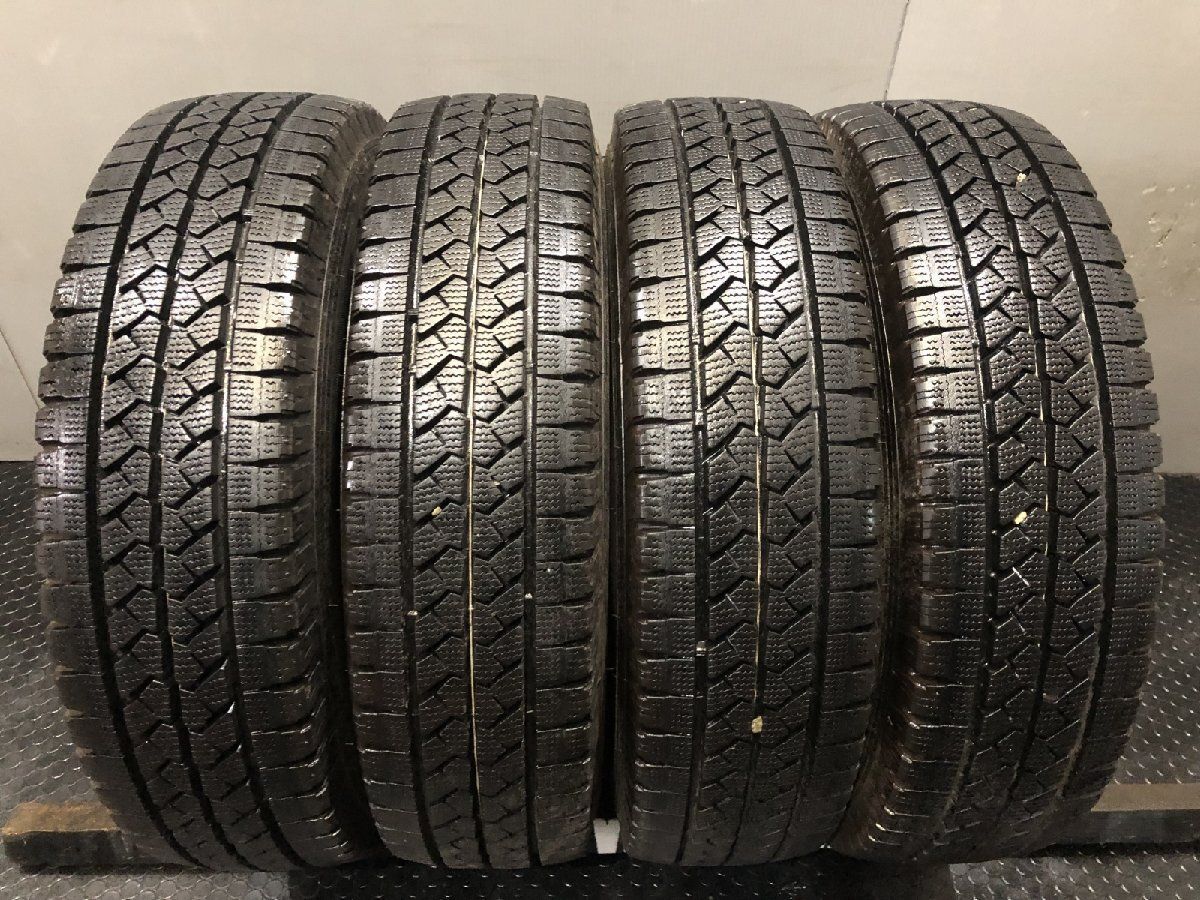 BS BRIDGESTONE BLIZZAK VL1 165R13LT 6PR 13インチ スタッドレス 4本 19年製 バリ溝 サクシード プロボックス等　(KTE043)