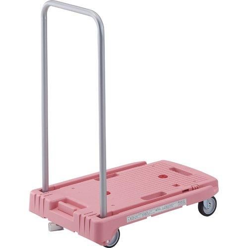 2営業日で発送 TRUSCO トラスコ中山 TRUSCO こまわり君 省音G車輪 600X390 ピンク 樹脂S付 code 8186978