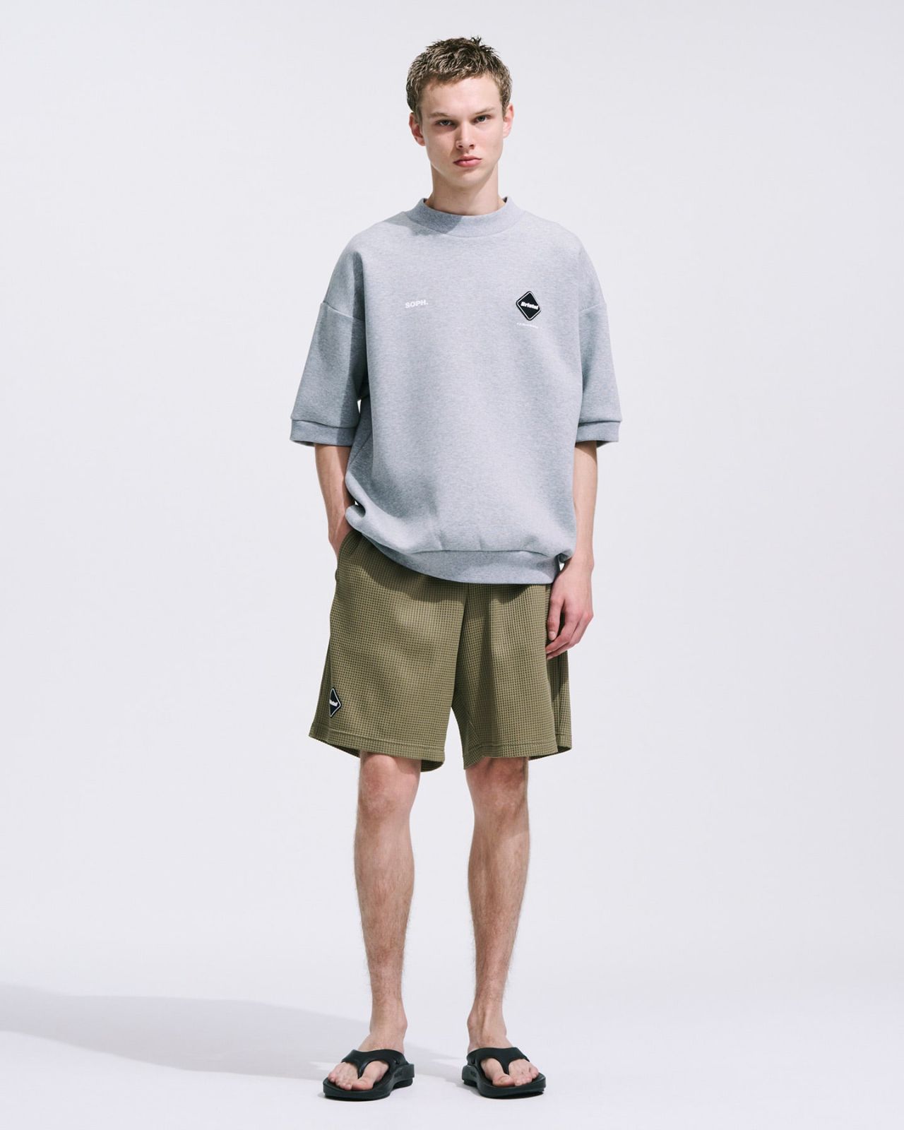 24cc FCRB TECH WAFFLE TEAM CREWNECE TOP（F.C.Real Bristol