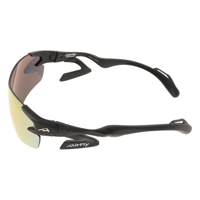 ノーズパッドレススポーツサングラス パープルゴールド