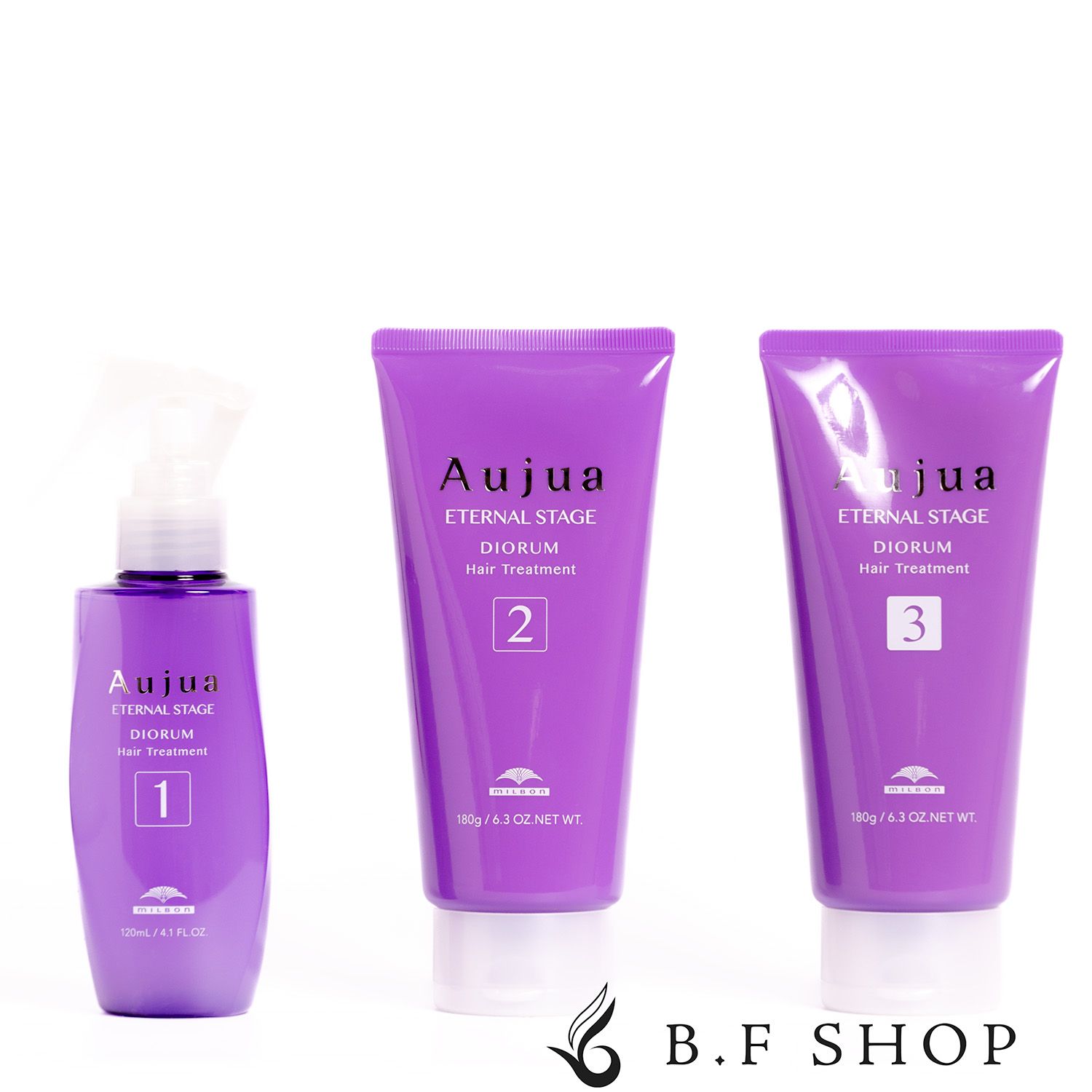 セット品 ミルボン オージュア ディオーラム 5ステップ サロントリートメント システムトリートメント milbon aujua LSC