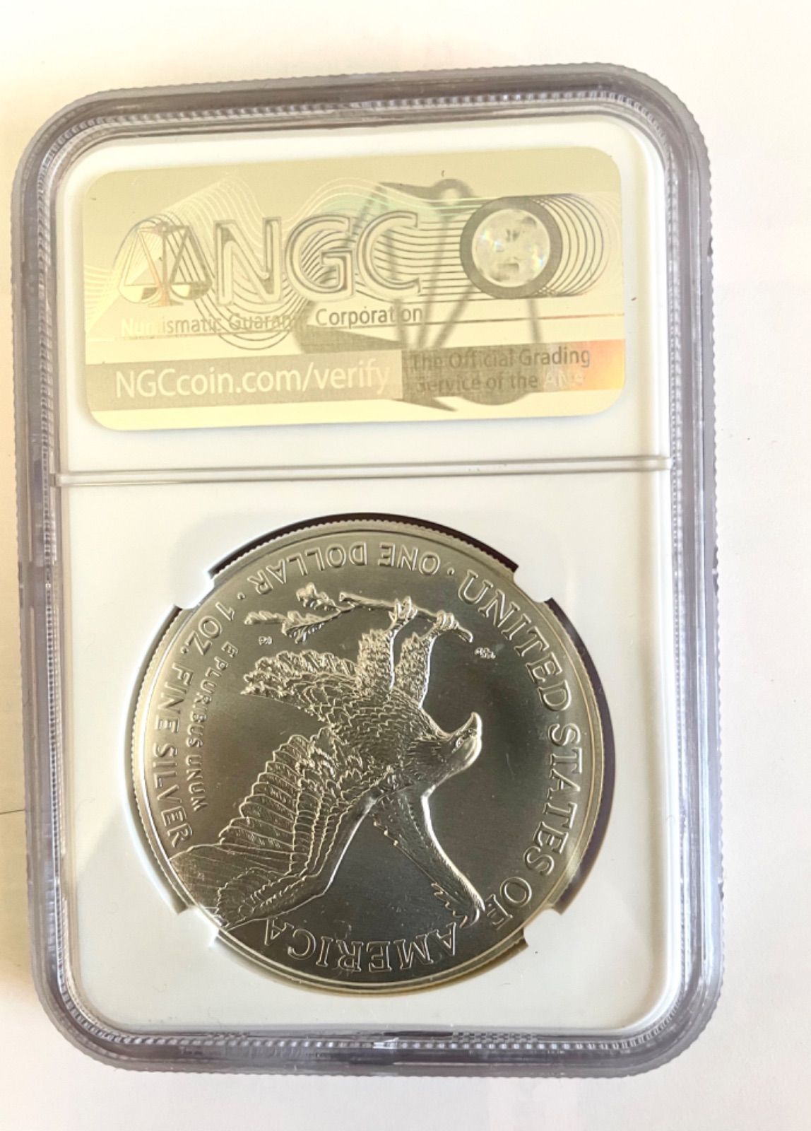 ☆NGC最高鑑定☆2022 アメリカ イーグル銀貨 アーリーリリース