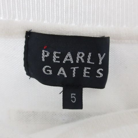 Pearly Gates パーリーゲイツ　ラビット　ニット　セーター 0 S 黒 PEARLY GATES パーリーゲイツ ニット セーター ブラック系 サイズ：0