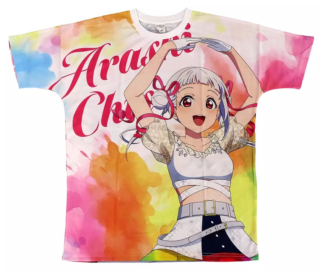 Tシャツ 嵐千砂都 フルグラフィックTシャツ Liella! ホワイト フリーサイズ ラブライブ!スーパースター!! LoveLive! series Official Store School idol theaterグッズ