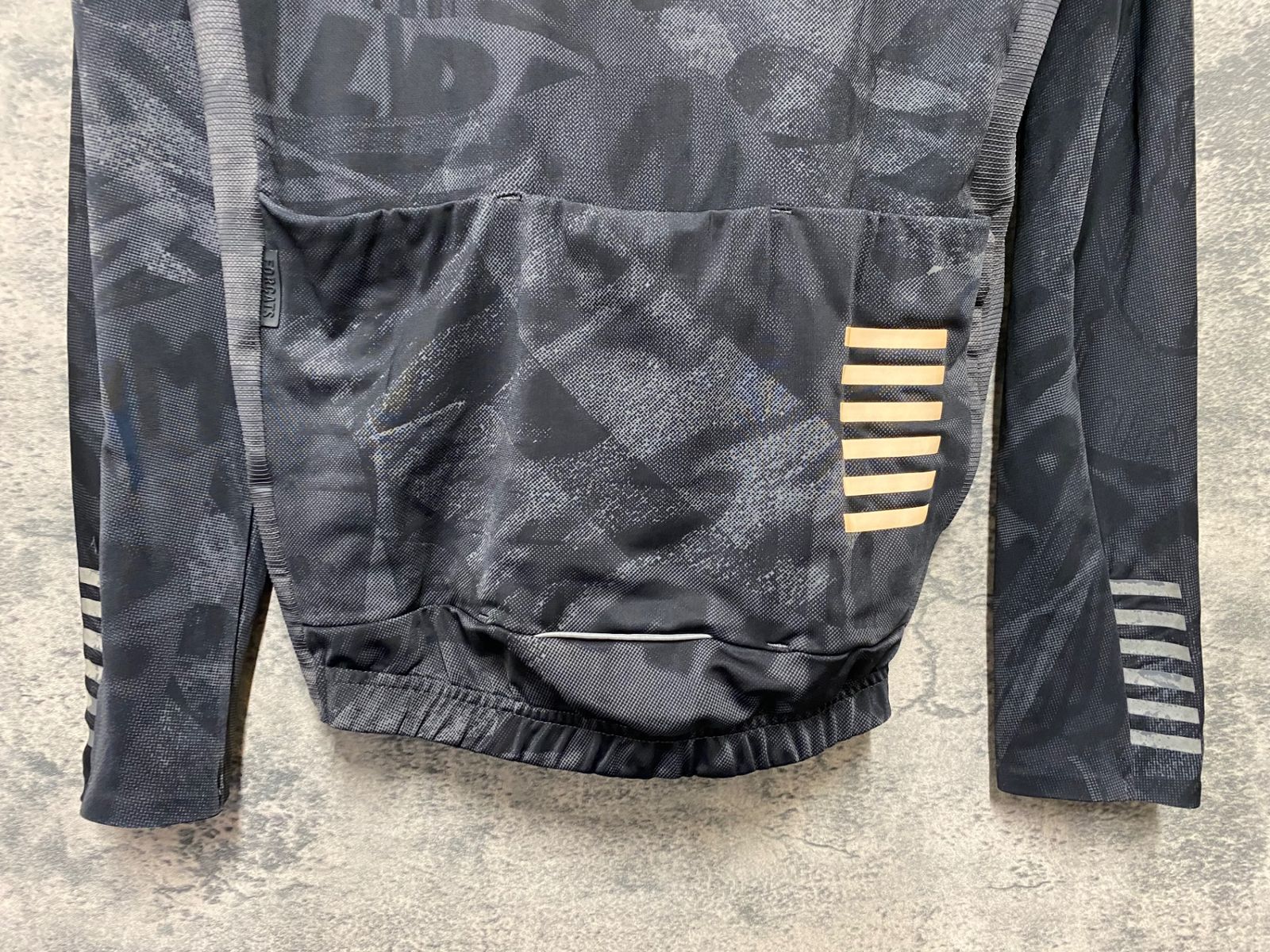 JM647 ラファ Rapha PRO TEAM LS TRAINING JERSEY RACE PRINT PACK 長袖 サイクルジャージ 黒 M BRIGHTFACE_UK