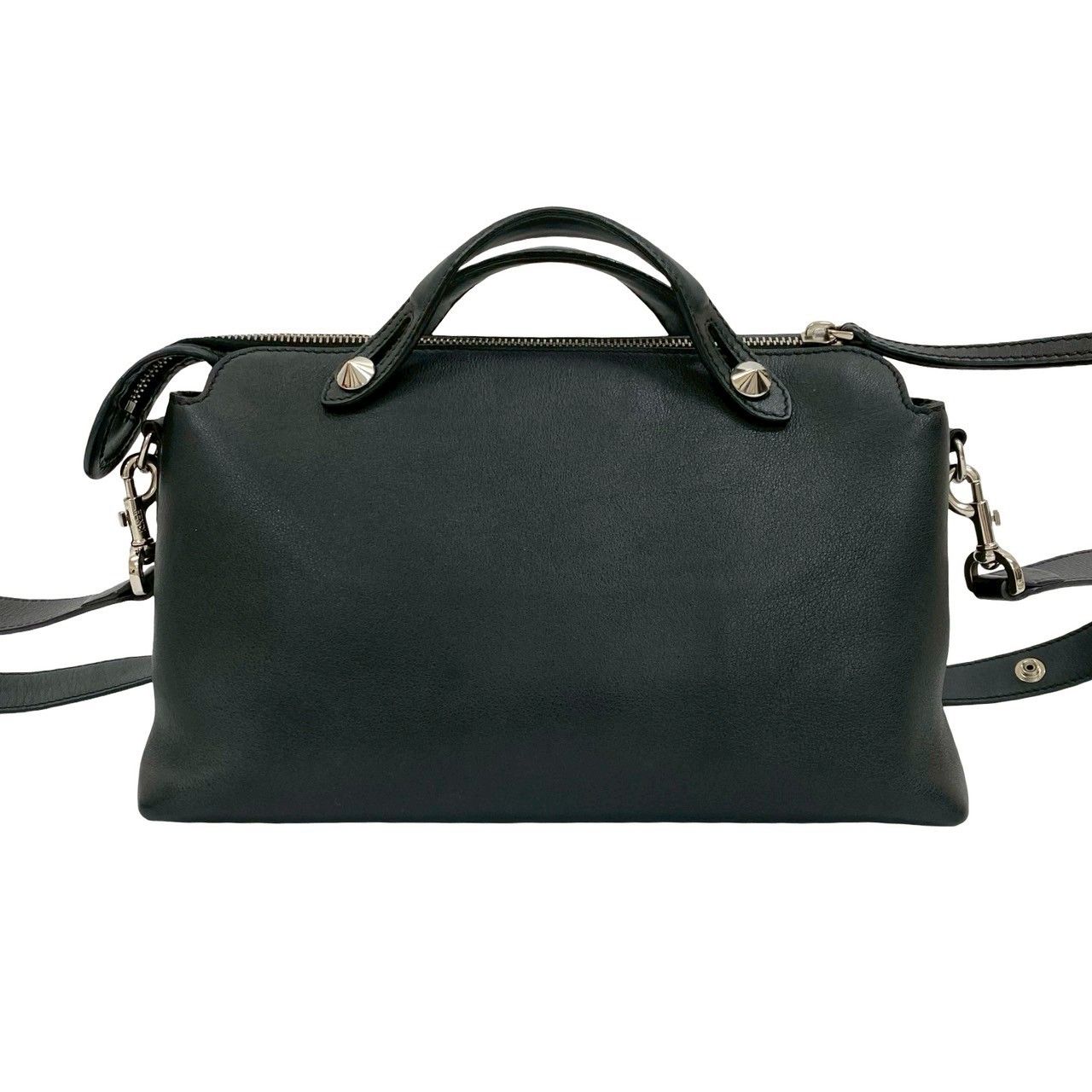 極 美品 袋付 FENDI フェンディ バイザウェイ ミディアム レザー
