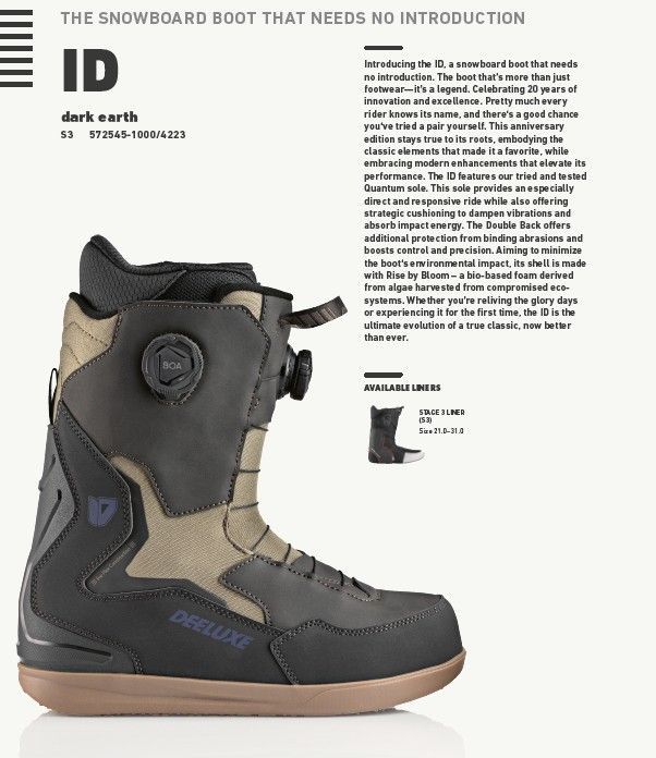 DEELUXE DEEMON ELIAS 21-22 26.5cm スノーボード ブーツ ディー